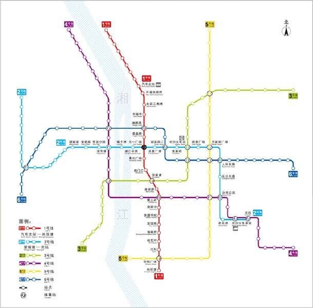 长沙4号线地铁线路图最新